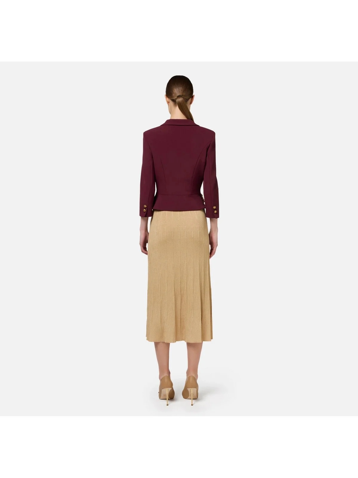 ELISABETTA FRANCHI Giacca Donna  GIT8546E2 CG3 Rosso - Image 5