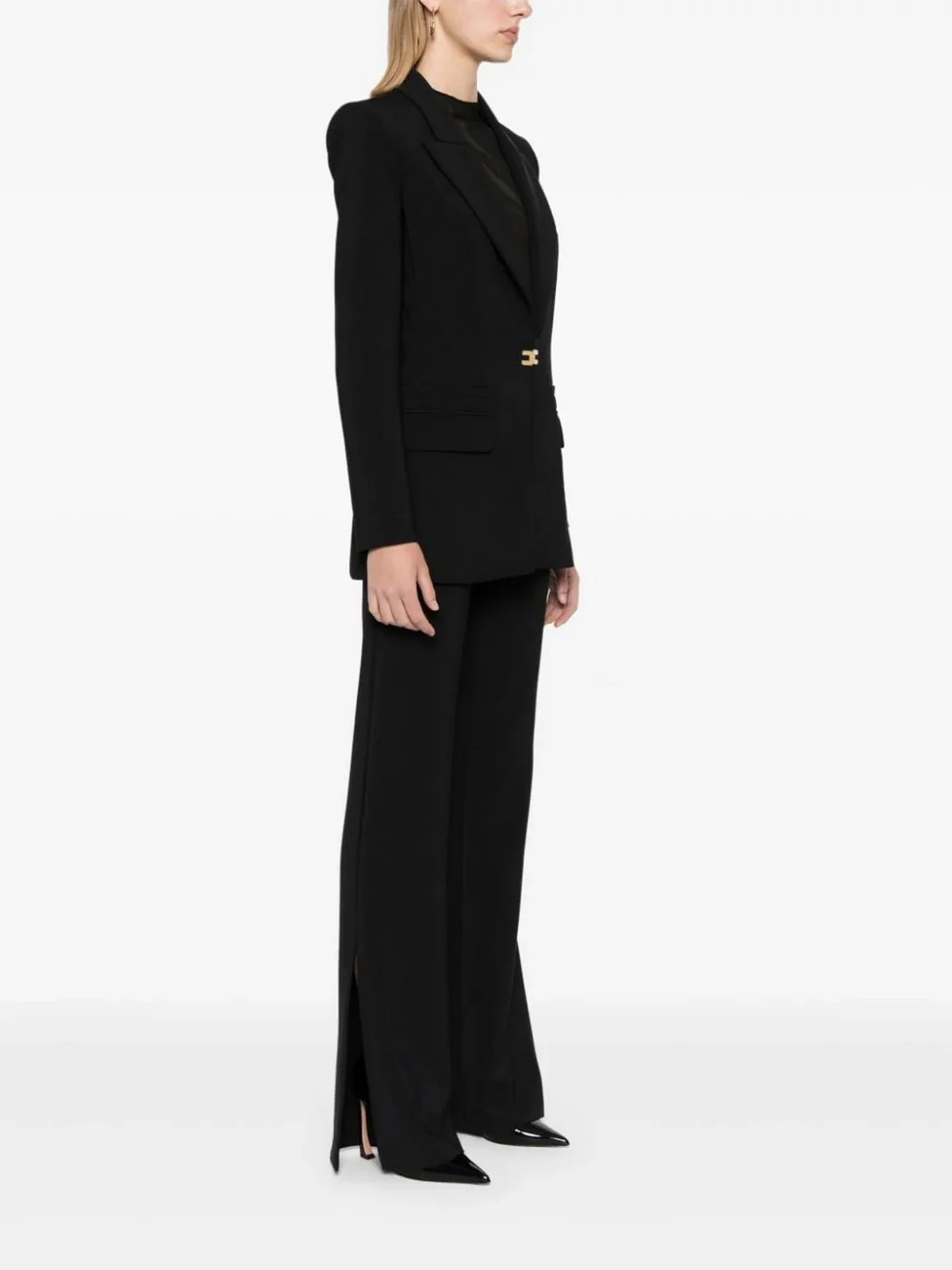 ELISABETTA FRANCHI Giacca Donna  TP00146E2 110 Nero - Image 3