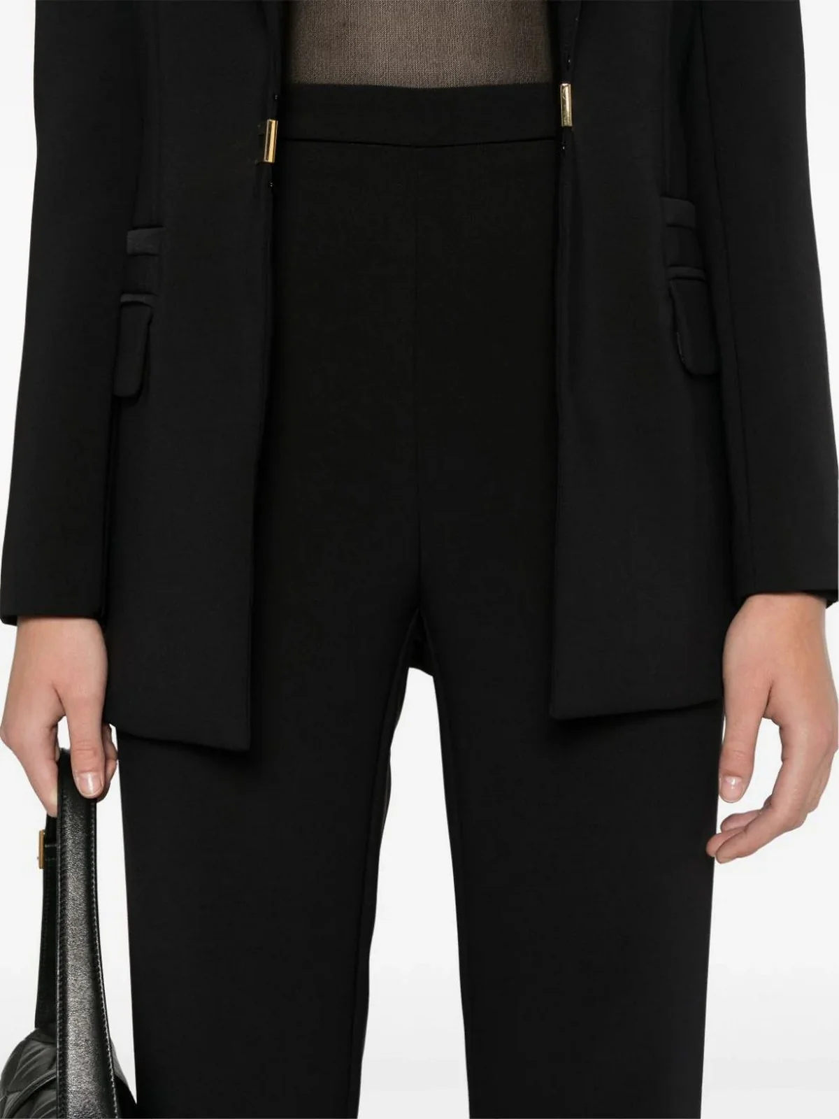ELISABETTA FRANCHI Giacca Donna  TP00146E2 110 Nero - Image 4