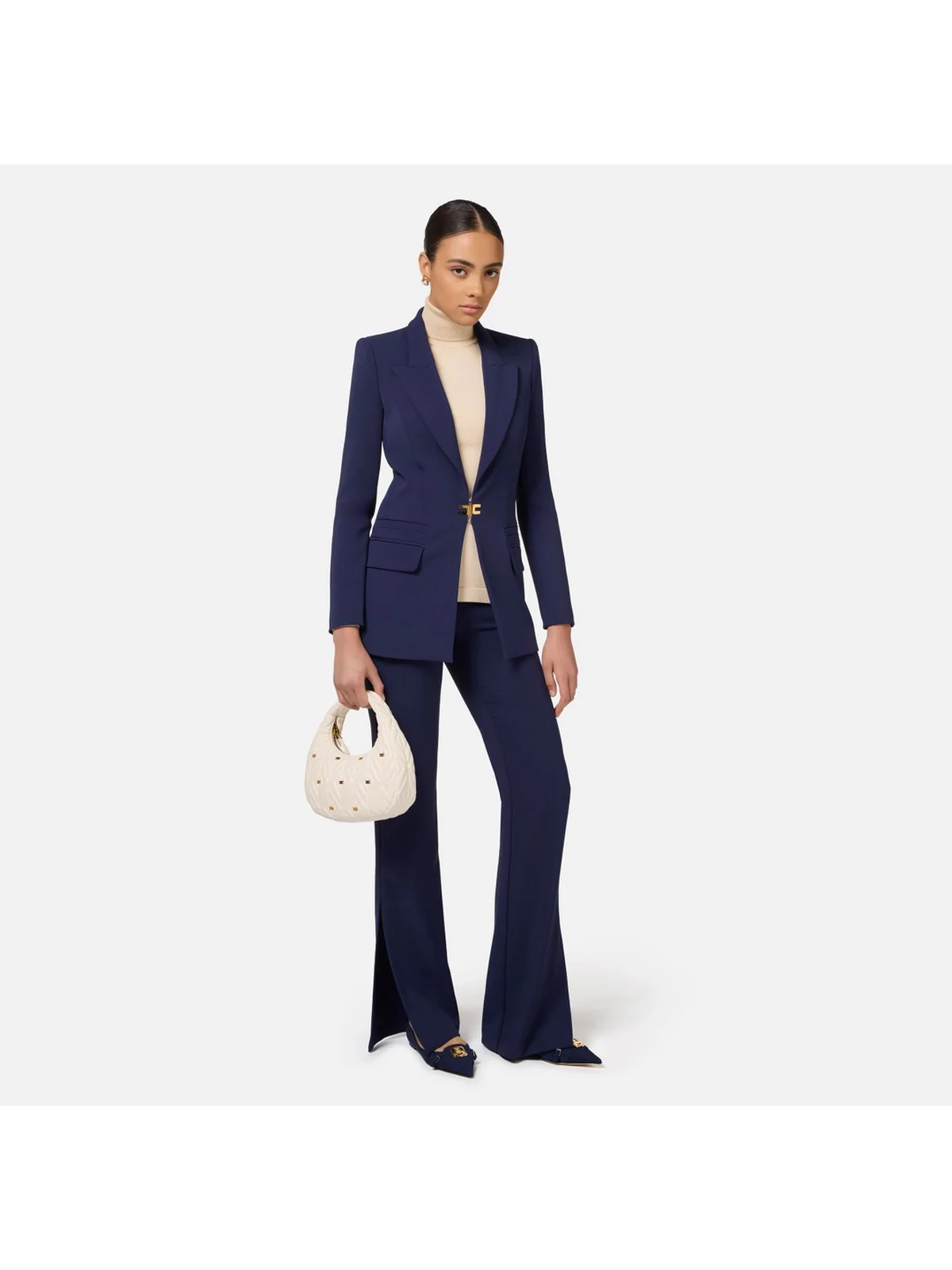 ELISABETTA FRANCHI Giacca Donna  TP00146E2 B75 Blu - Image 2