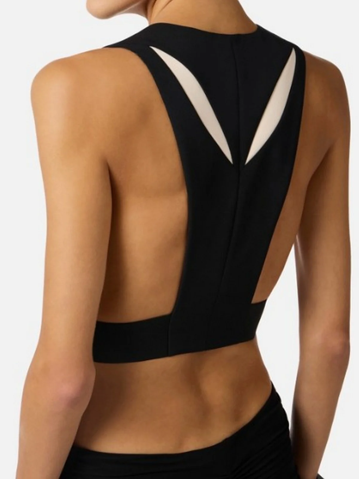 ELISABETTA FRANCHI Gilet Donna GL00461E2 685 NERO/BURRO - Image 5