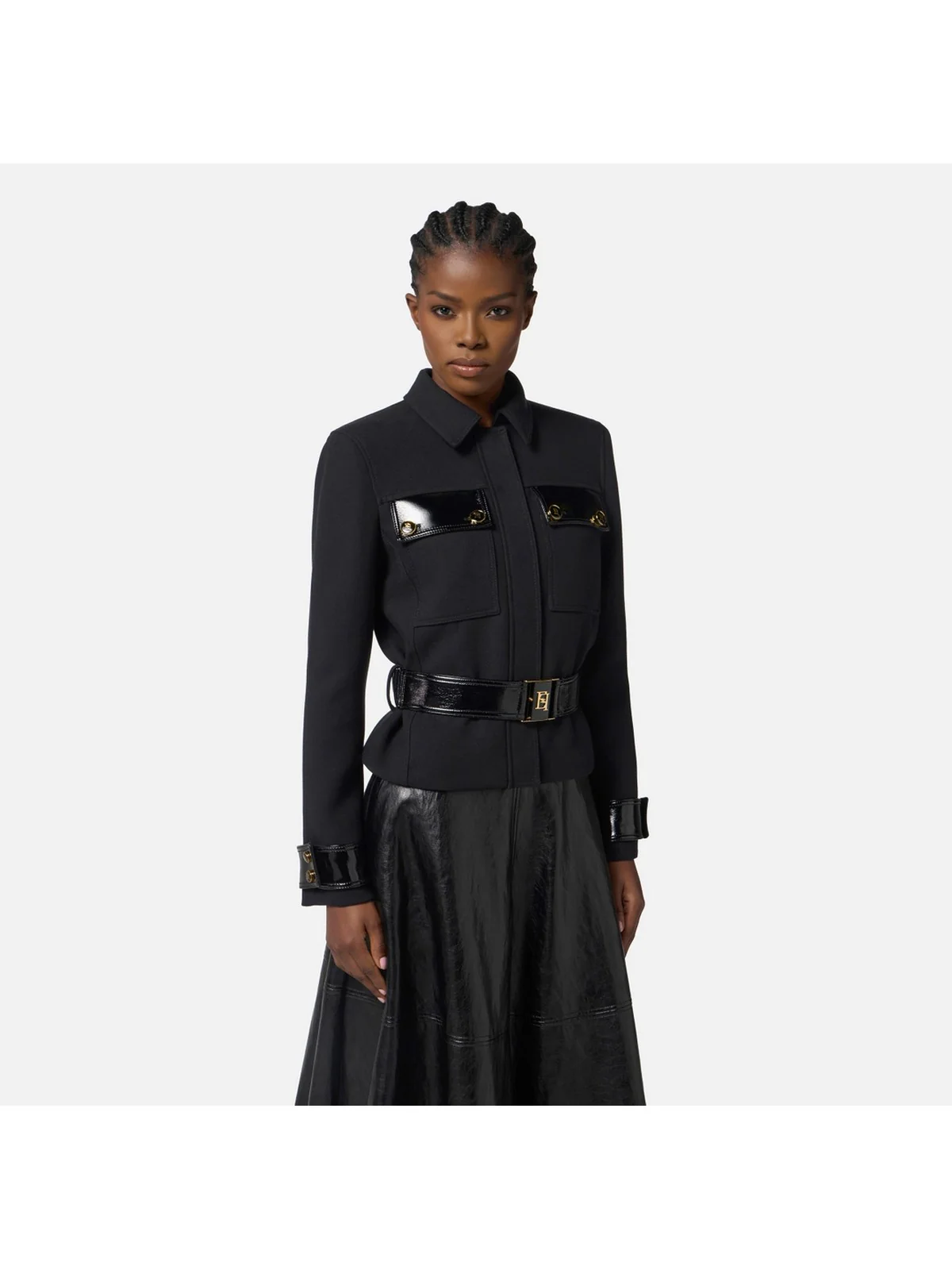 ELISABETTA FRANCHI Giubbino Donna  GB00356E2 110 Nero - Image 2