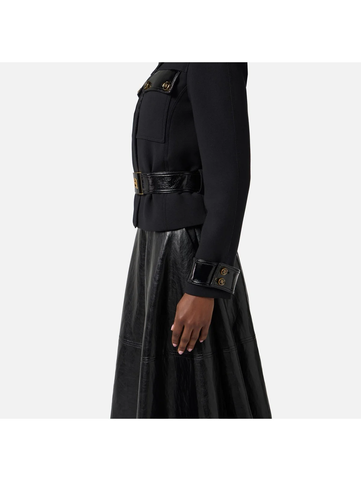 ELISABETTA FRANCHI Giubbino Donna  GB00356E2 110 Nero - Image 5