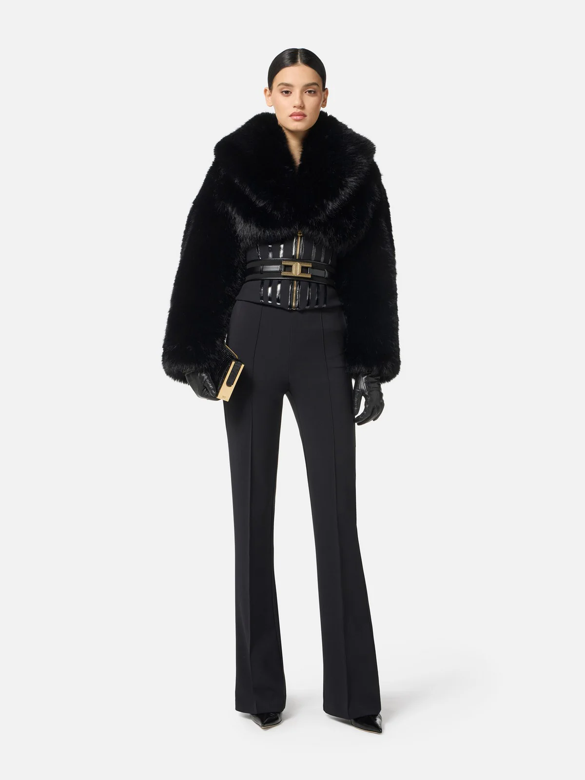 ELISABETTA FRANCHI Giubbino Donna  GB05A57E2 110 Nero - Image 2