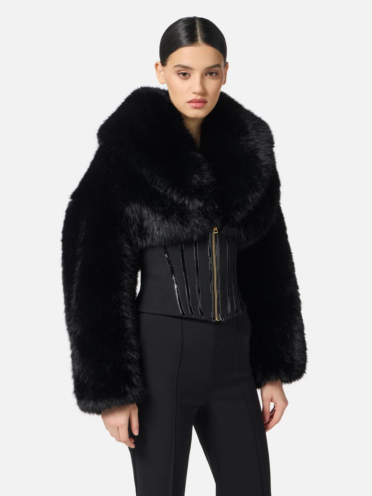 ELISABETTA FRANCHI Giubbino Donna  GB05A57E2 110 Nero - Image 3