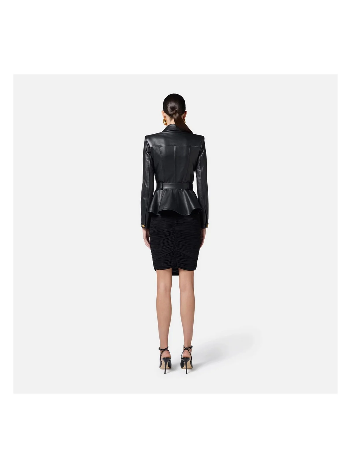 ELISABETTA FRANCHI Giubbino Donna GD46Z51E2-110 Nero - Image 3