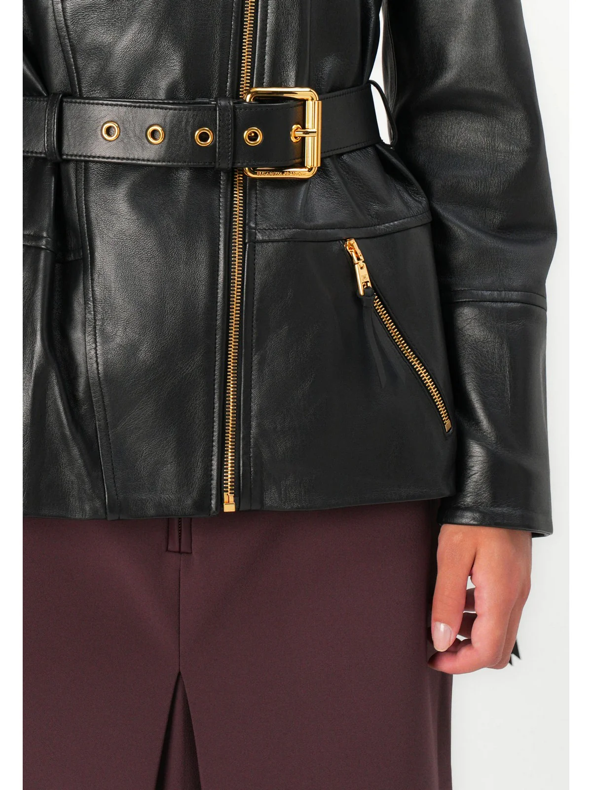 ELISABETTA FRANCHI Giubbino Donna GD50Z56E2 110 Nero - Image 3