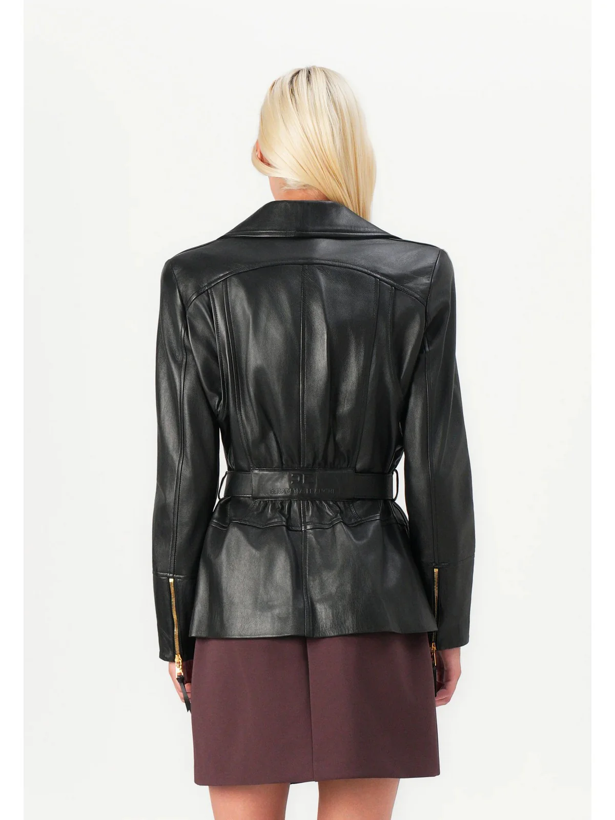 ELISABETTA FRANCHI Giubbino Donna GD50Z56E2 110 Nero - Image 4