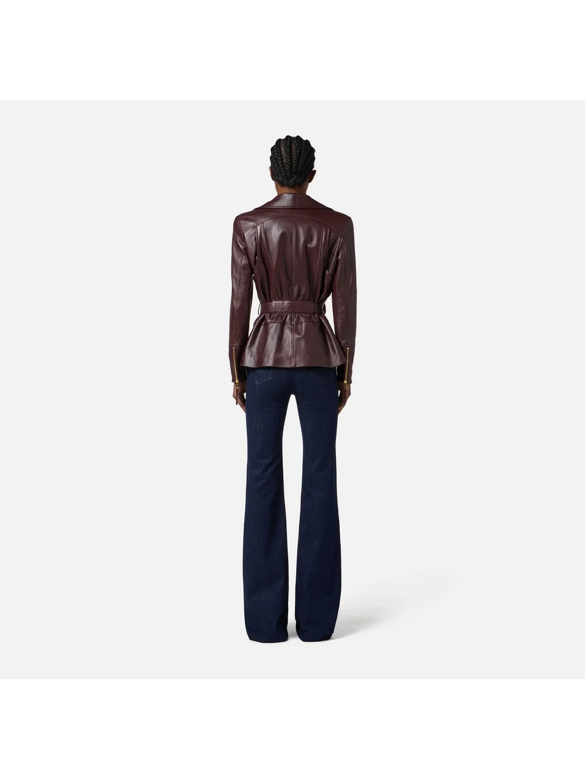 ELISABETTA FRANCHI Giubbino Donna GD50Z56E2 EA4 MERLOT - Image 3