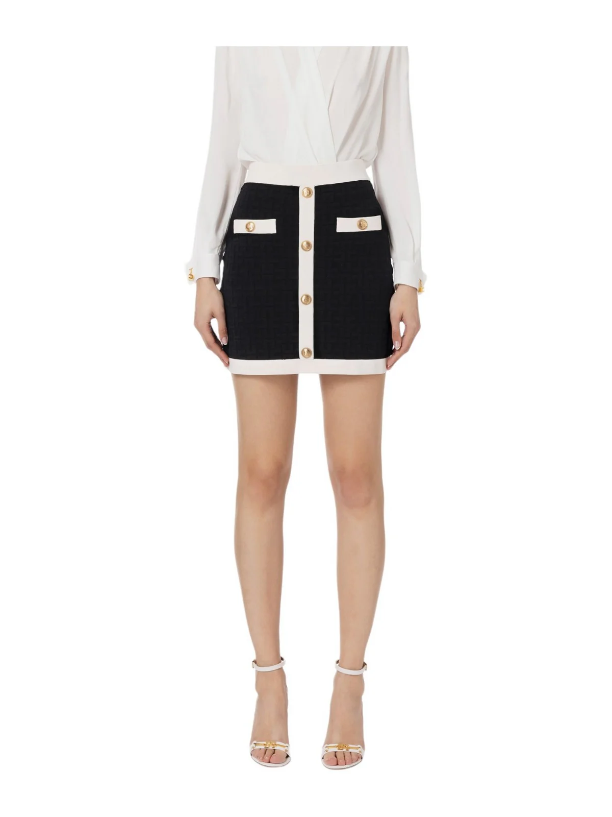 ELISABETTA FRANCHI Gonna Donna  GK98B42E2 110 Nero - Image 2