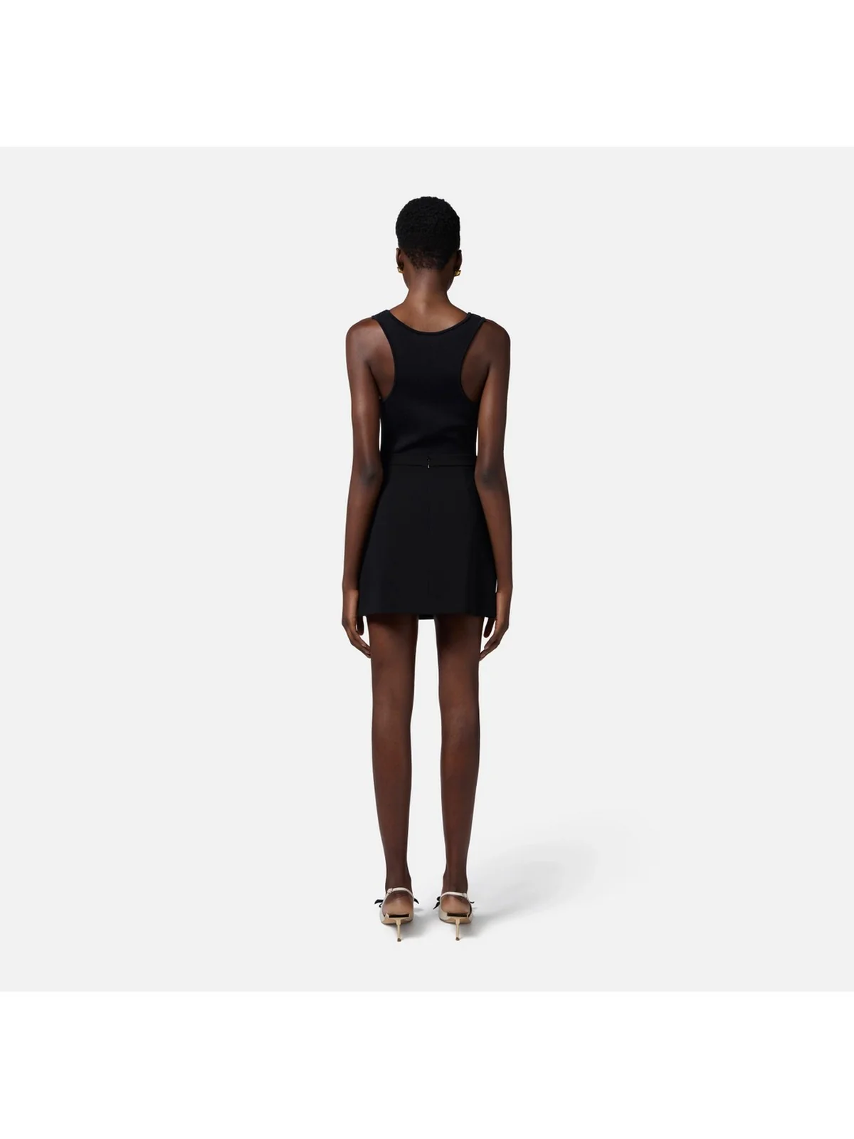 ELISABETTA FRANCHI Gonna Donna  GO07951E2-685 Nero - Image 5