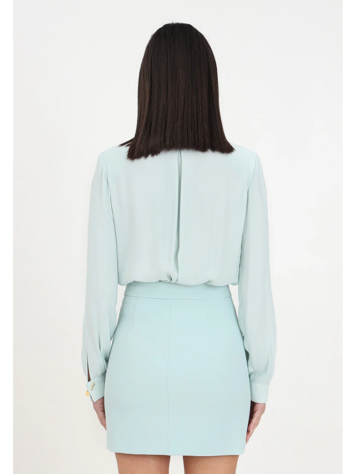 ELISABETTA FRANCHI Gonna Donna  GOT0341E2 BV9 Verde - Image 5
