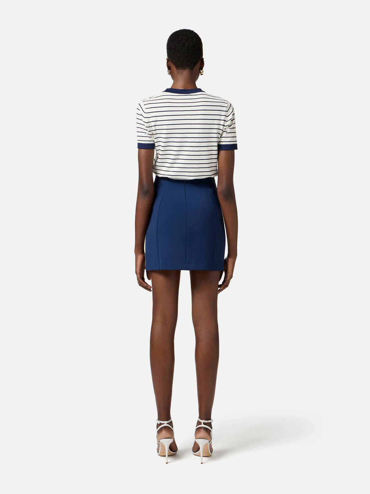 ELISABETTA FRANCHI Gonna Donna  GOT0351E2-DN9 Blu - Image 5