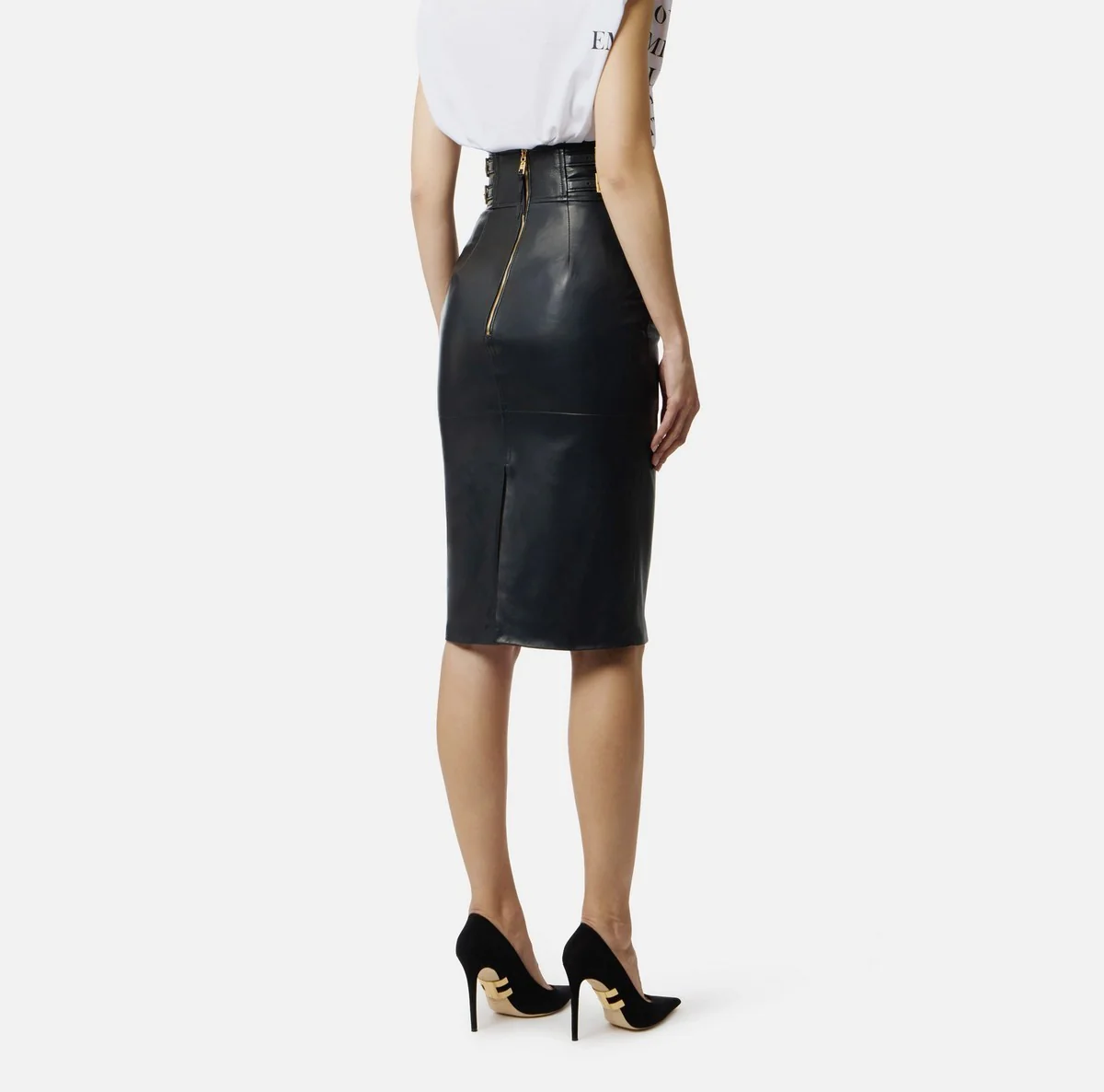 ELISABETTA FRANCHI Gonna Donna  GP09Z61E2 110 Nero - Image 6