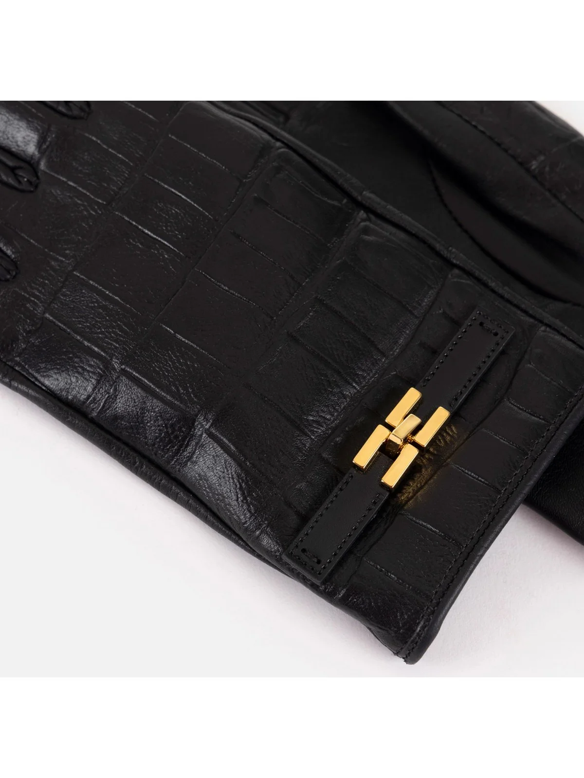 ELISABETTA FRANCHI Guanti Donna GU05R56E2 110 Nero - Image 2
