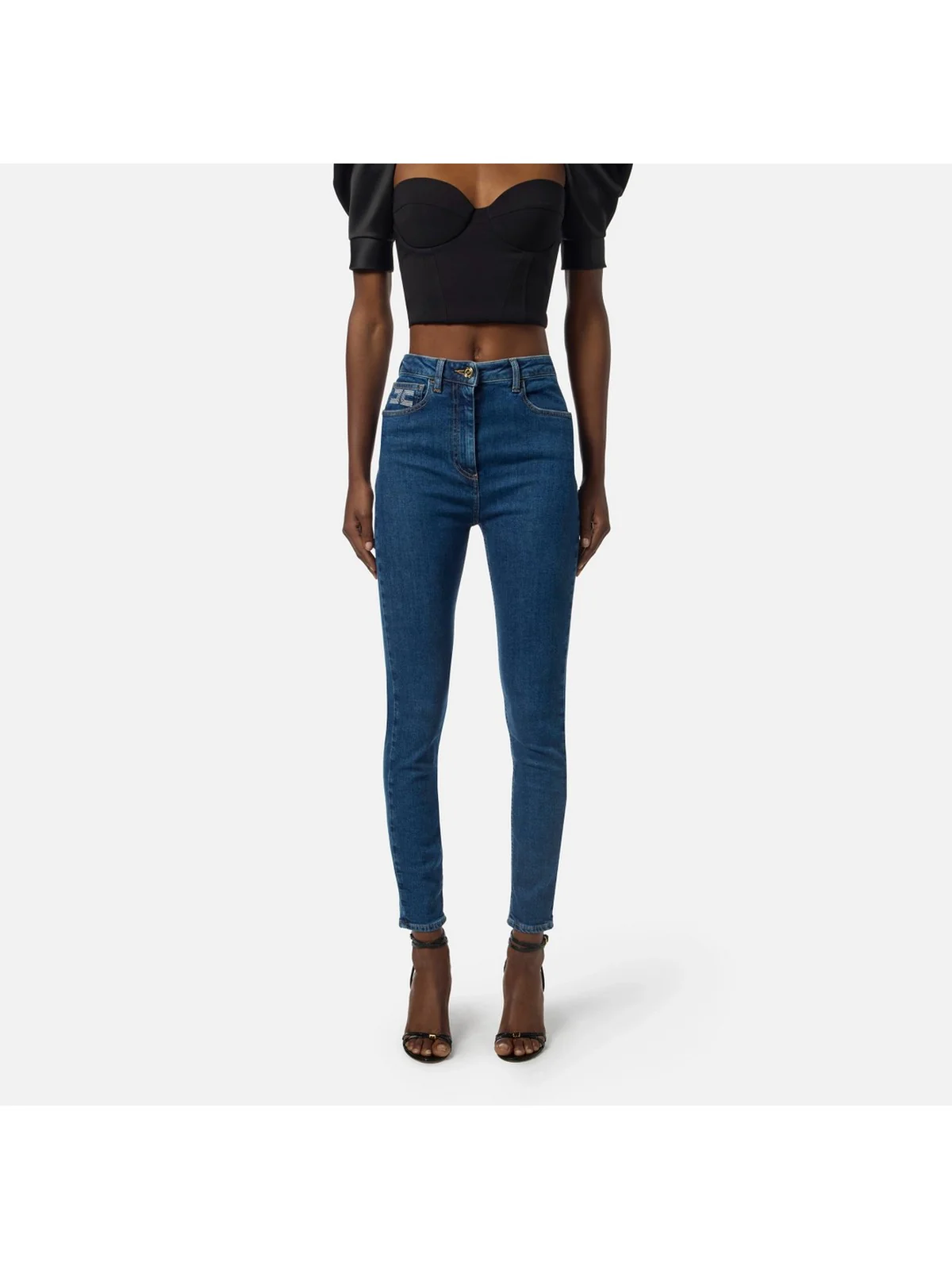 ELISABETTA FRANCHI Jeans Donna  PJ08I56E2 104 BLUE DENIM - Image 2