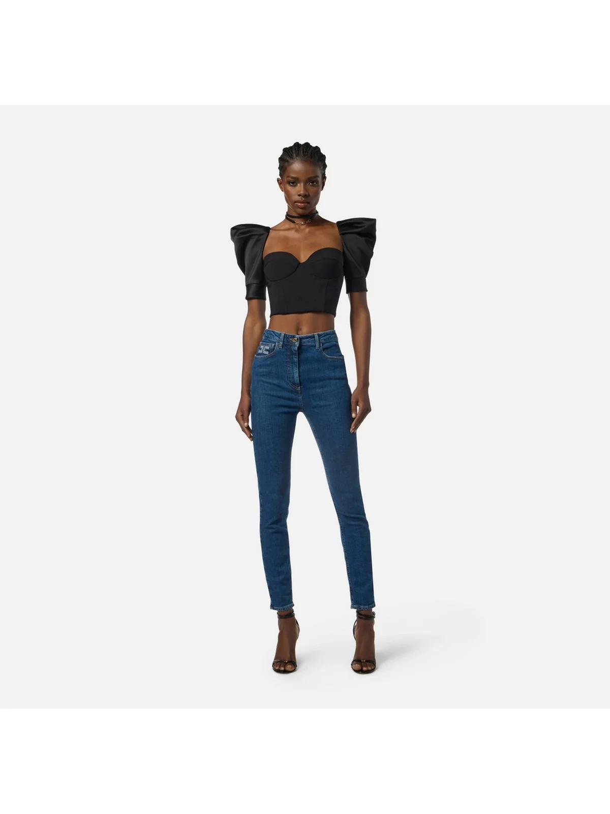 ELISABETTA FRANCHI Jeans Donna  PJ08I56E2 104 BLUE DENIM - Image 5