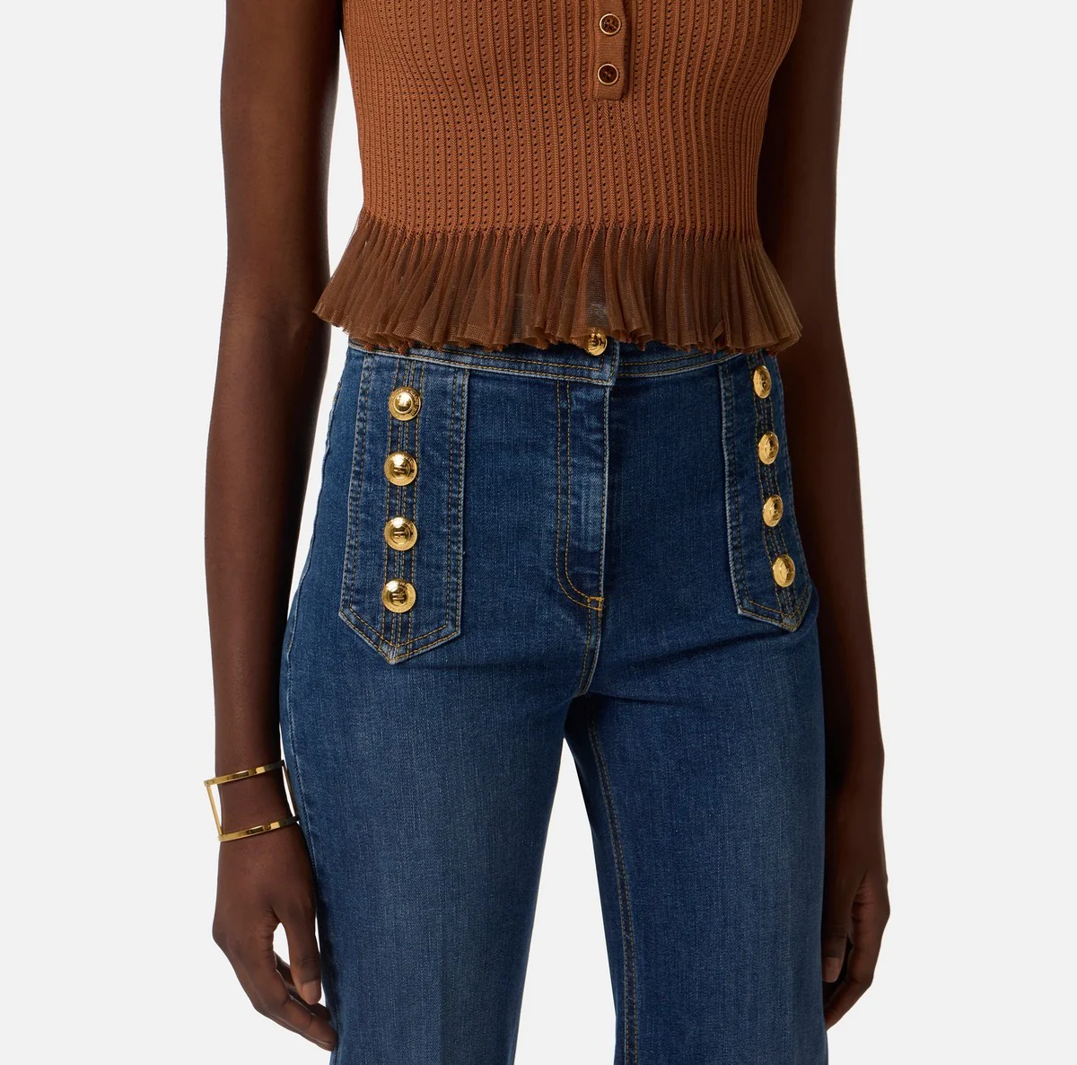 ELISABETTA FRANCHI Jeans Donna  PJ19D61E2 104 BLUE DENIM - Image 2