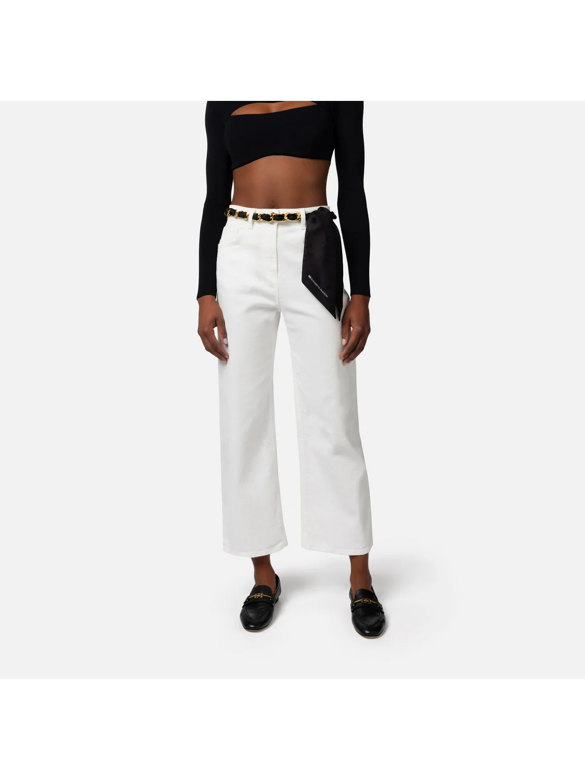 ELISABETTA FRANCHI Jeans Donna  PJ42D41E2 360 Avorio - Image 2
