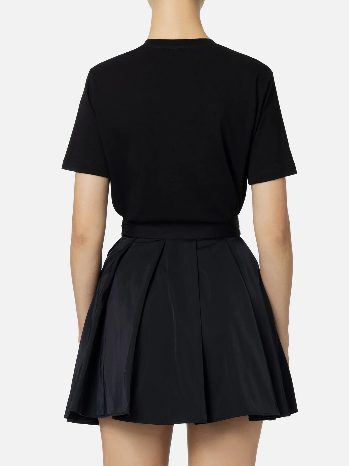 ELISABETTA FRANCHI T-Shirt e Polo Donna  MA00346E2 110 Nero - Image 4