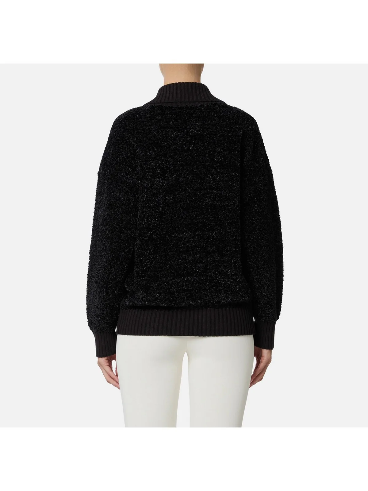 ELISABETTA FRANCHI Maglia Donna  MK44S57E2 110 Nero - Image 4