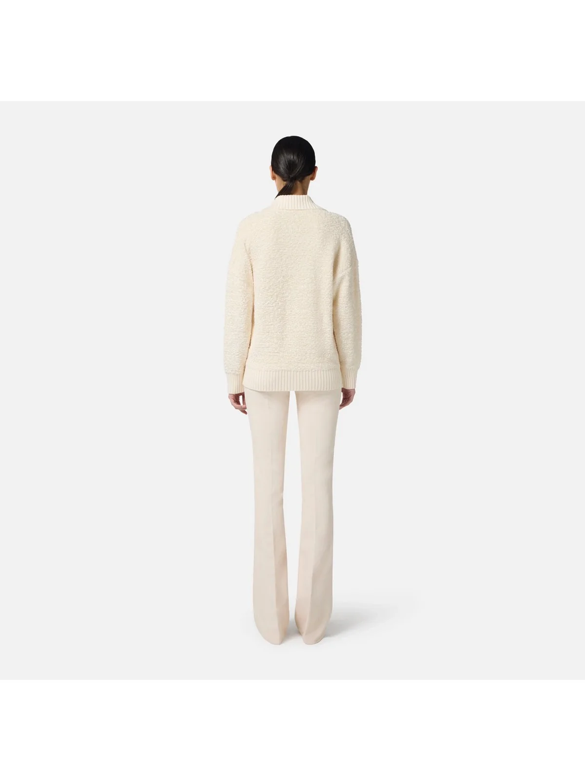 ELISABETTA FRANCHI Maglia Donna MK44S57E2 DZ9 MILK - Image 5