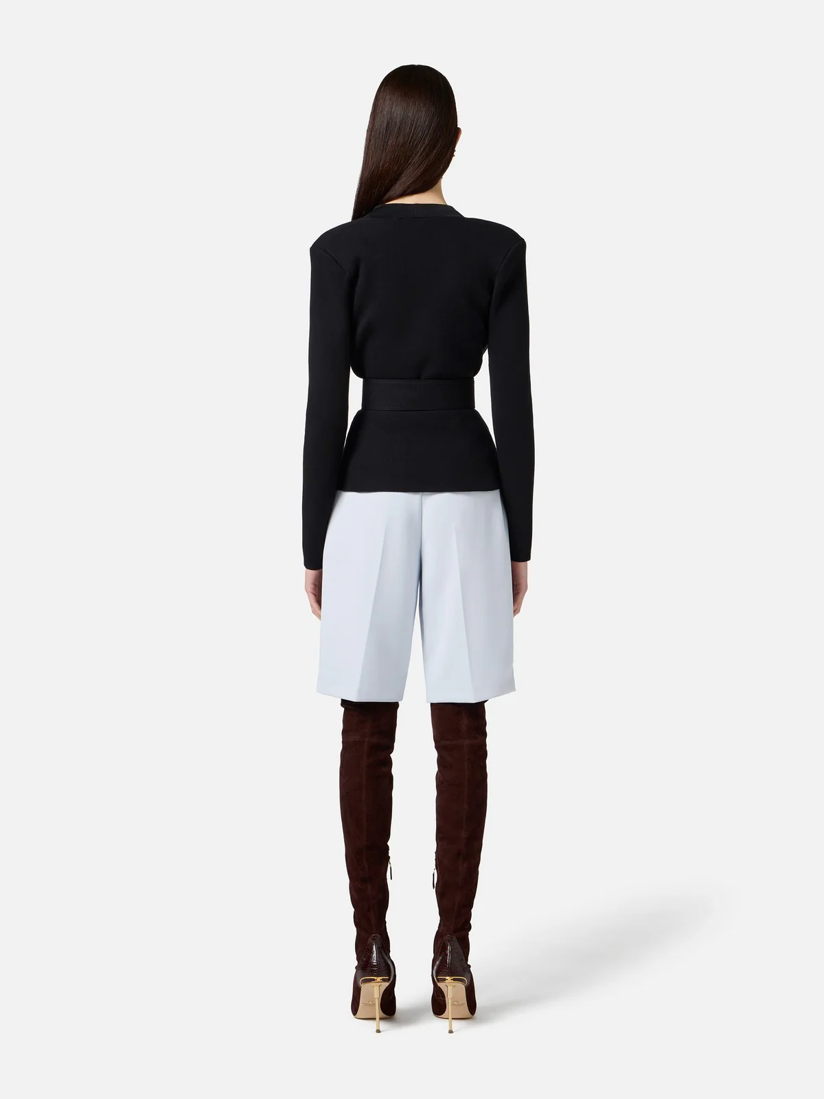 ELISABETTA FRANCHI Maglia Donna  MK48S57E2 110 Nero - Image 5