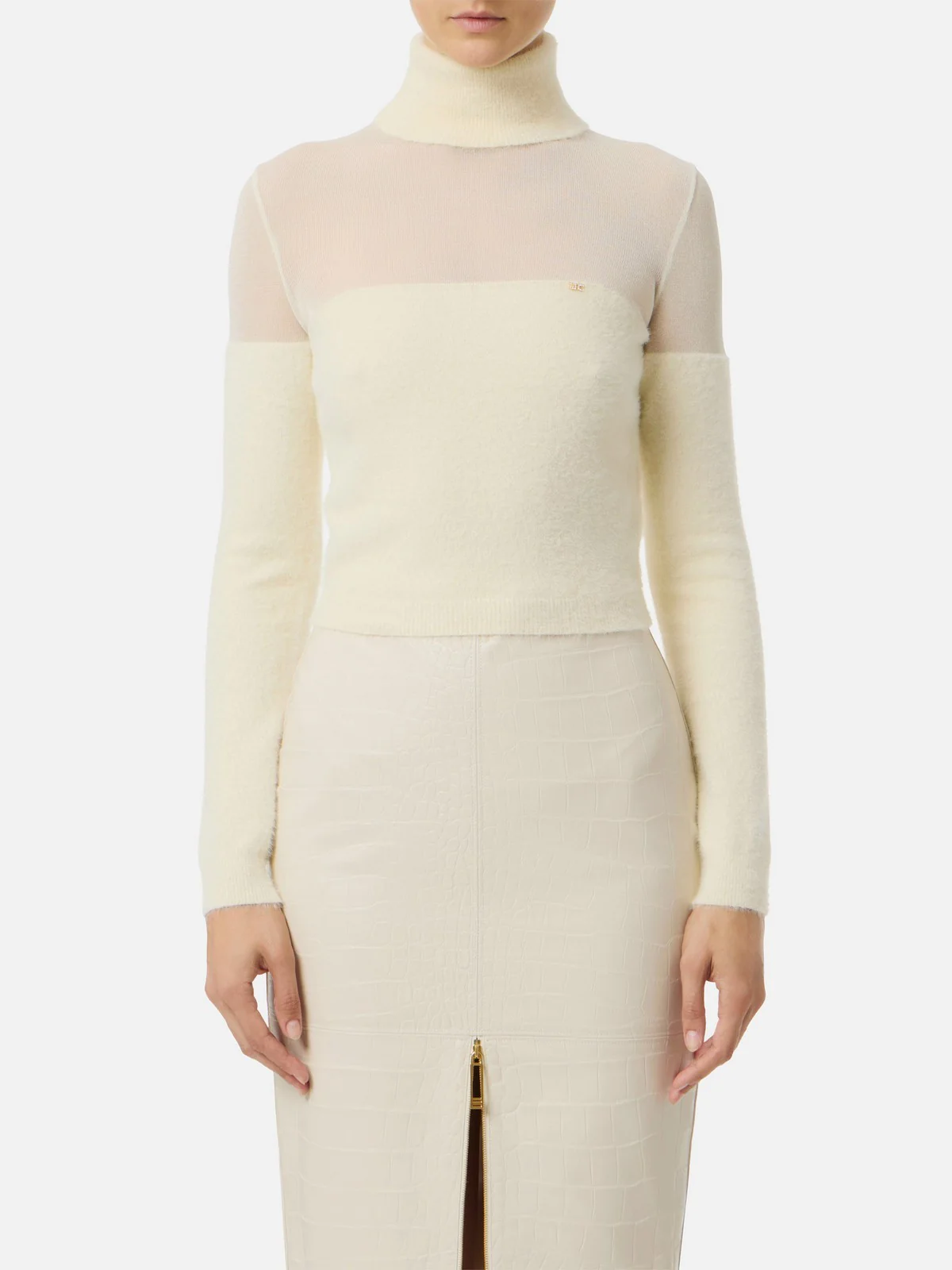 ELISABETTA FRANCHI Maglia Donna  MK54T57E2 DZ9 MILK - Image 2