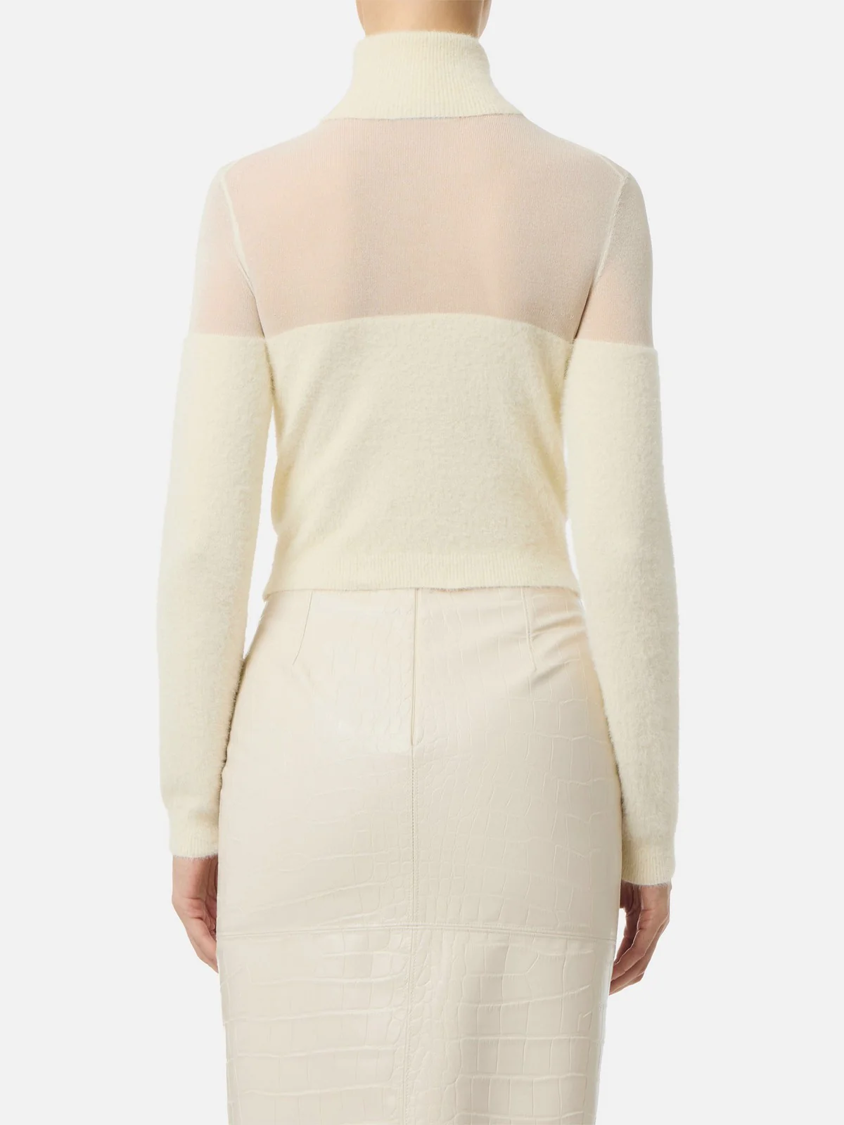 ELISABETTA FRANCHI Maglia Donna  MK54T57E2 DZ9 MILK - Image 4