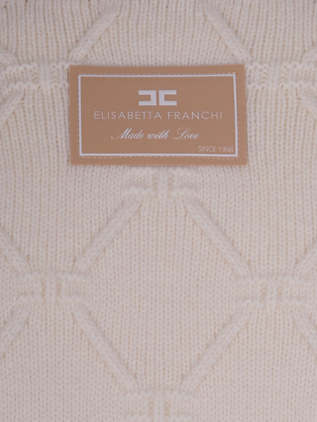ELISABETTA FRANCHI Maglia Donna  MK55T57E2 DZ9 MILK - Image 3
