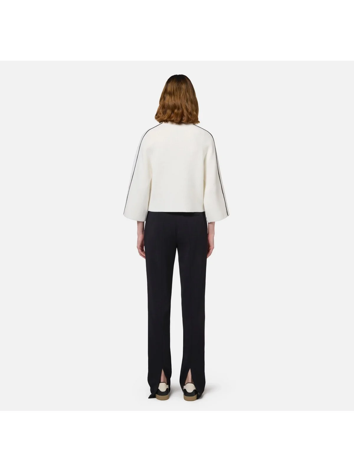 ELISABETTA FRANCHI Maglione Donna  MK70S46E2 309 Avorio - Image 5