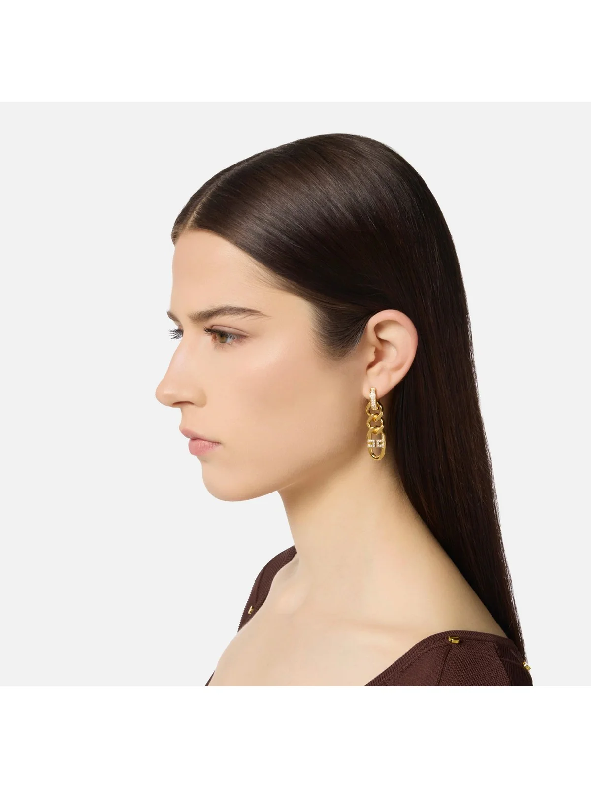 ELISABETTA FRANCHI Orecchini Donna  OR45K56E2 U95 ORO GIALLO - Image 2