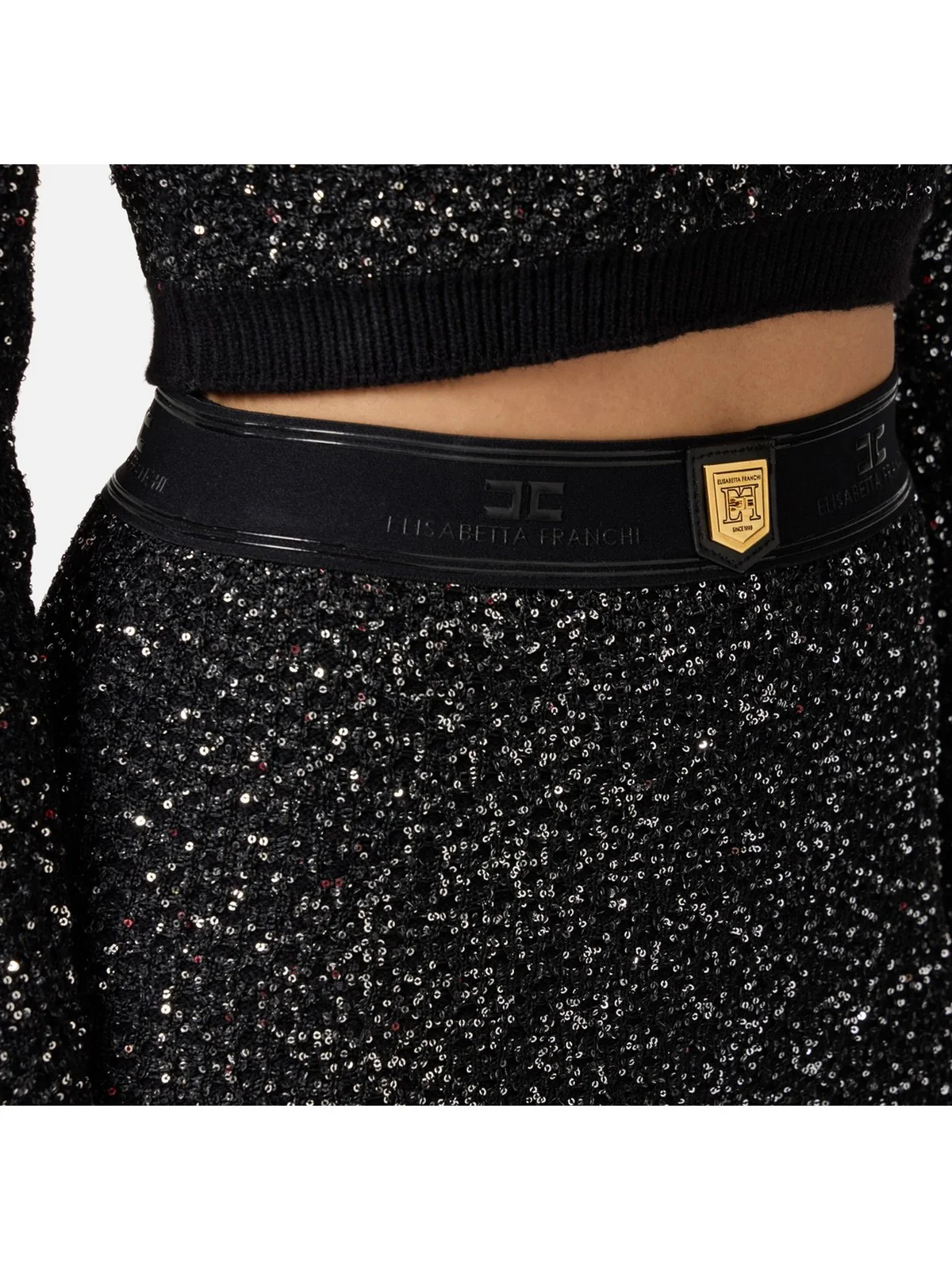 ELISABETTA FRANCHI Pantaloncino Donna KS01M47E2 X16 Nero - Image 5