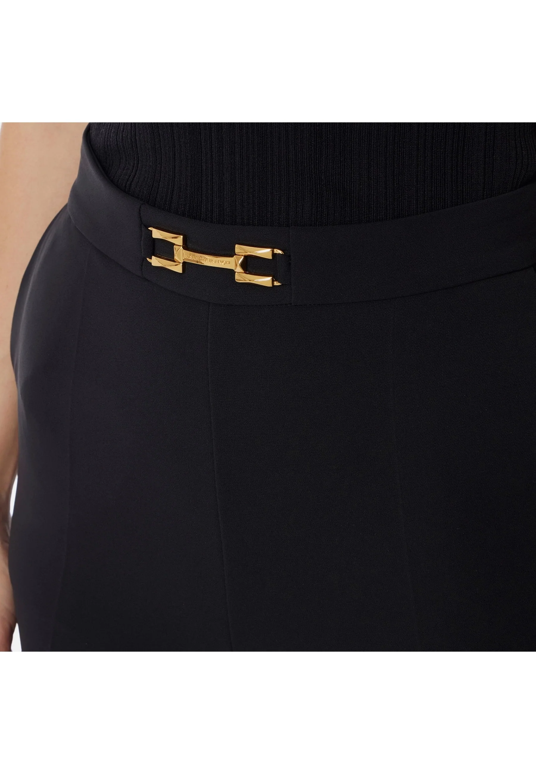 ELISABETTA FRANCHI Pantaloncino Donna SH00751E2-110 Nero - Image 3