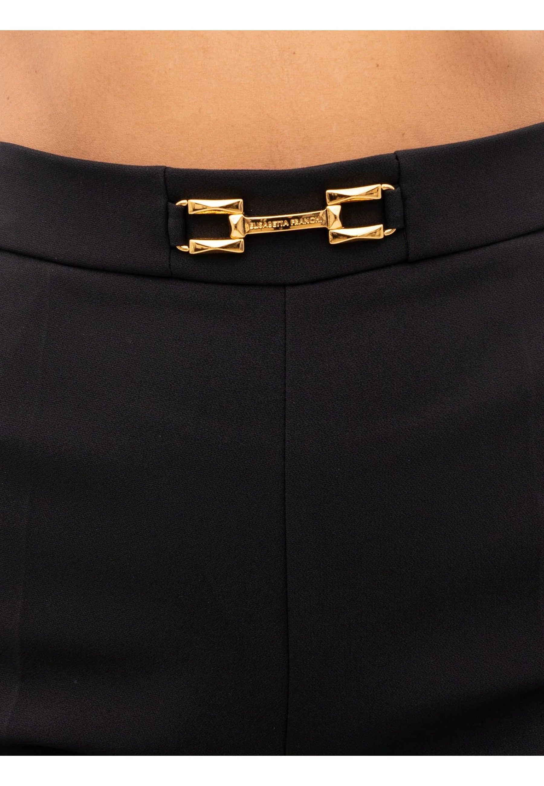 ELISABETTA FRANCHI Pantaloncino Donna SH00751E2-110 Nero - Image 5