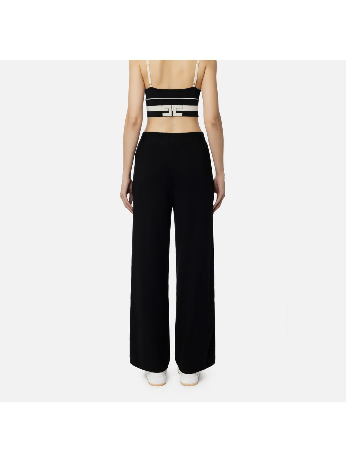 ELISABETTA FRANCHI Pantalone Donna  KP55S41E2 110 Nero - Image 3