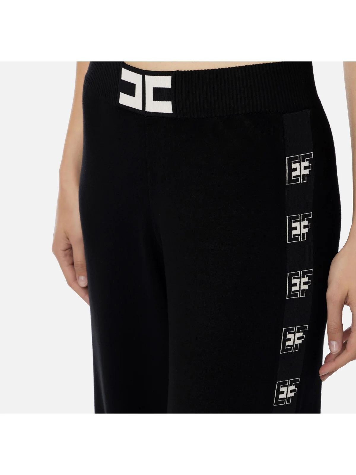 ELISABETTA FRANCHI Pantalone Donna  KP55S41E2 110 Nero - Image 4
