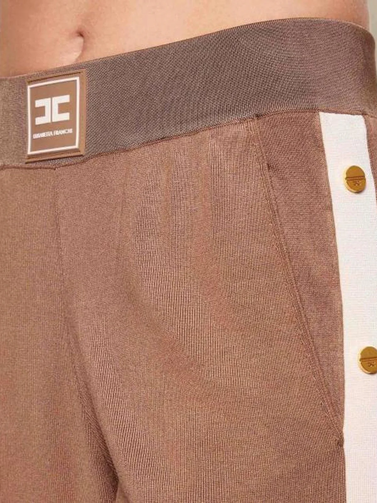 ELISABETTA FRANCHI Pantalone Donna KP74S61E2 727 ARGILLA/BURRO - Image 5