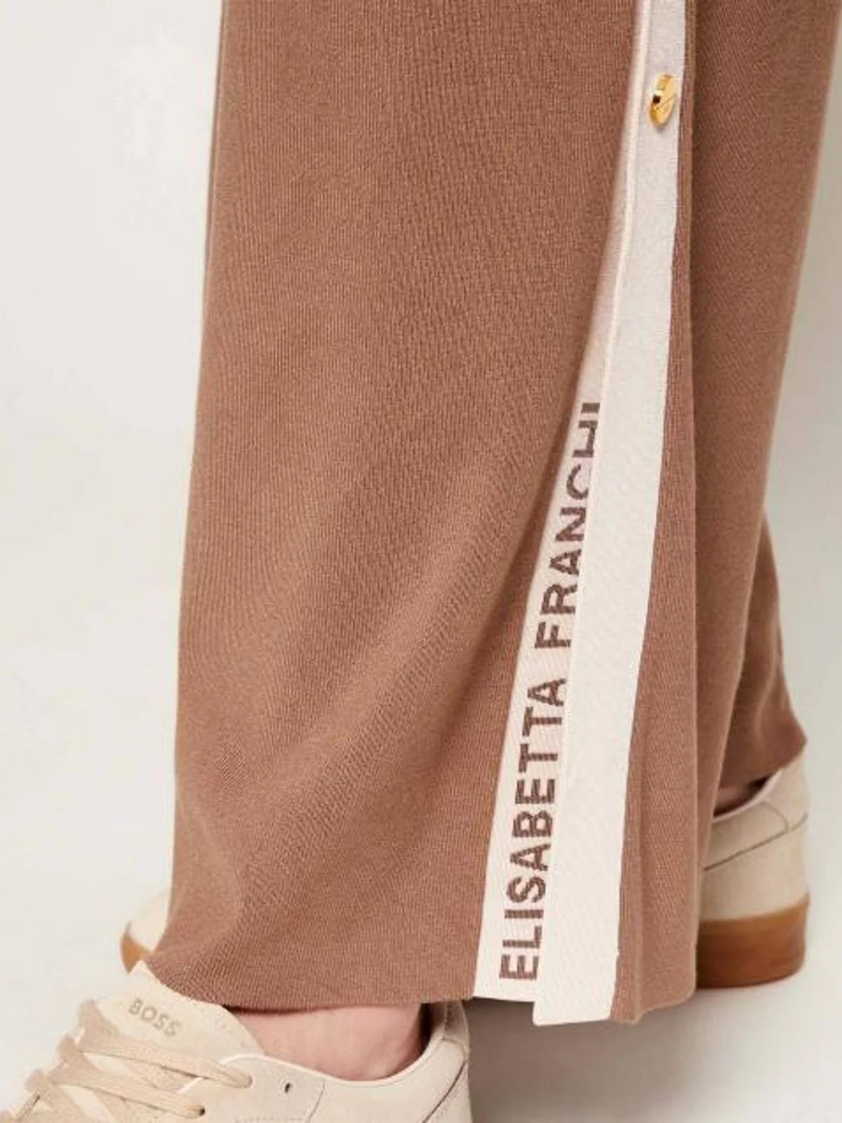 ELISABETTA FRANCHI Pantalone Donna KP74S61E2 727 ARGILLA/BURRO - Image 6