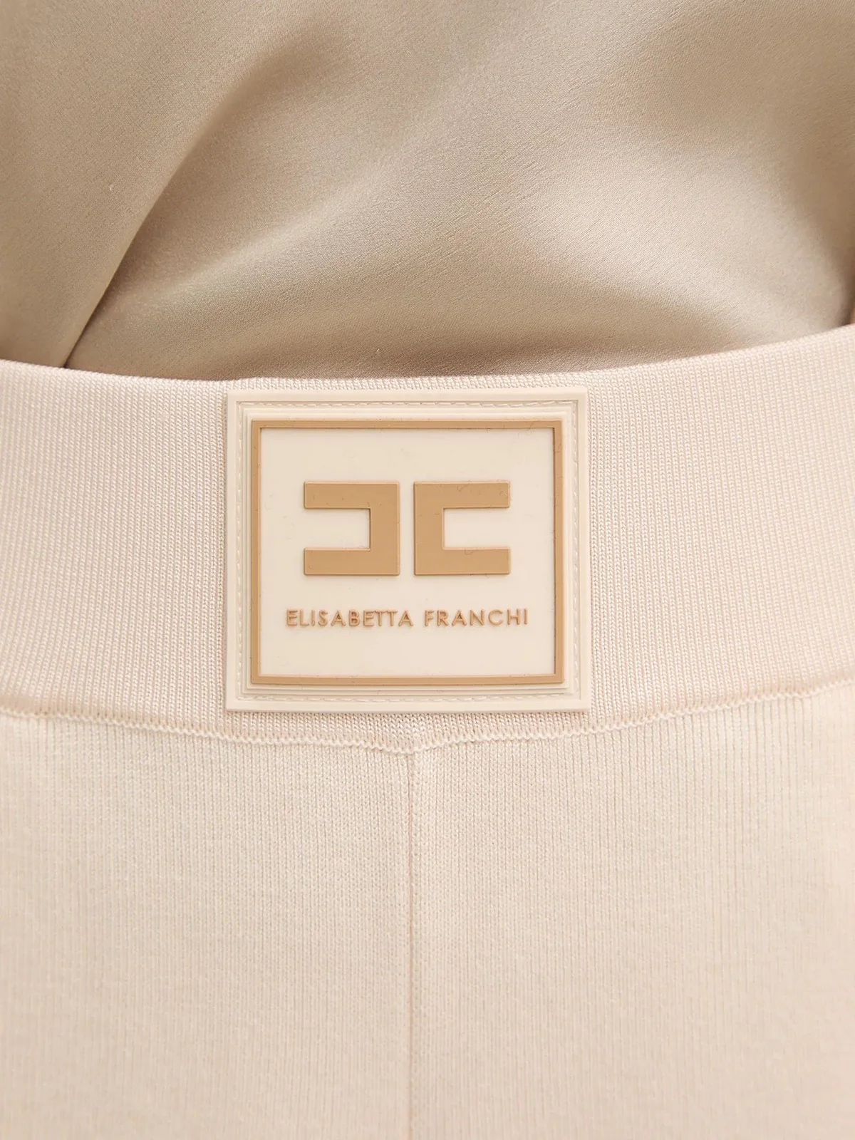 ELISABETTA FRANCHI Pantalone Donna  KP74S61E2 U69 BURRO/CAMMELLO - Image 4
