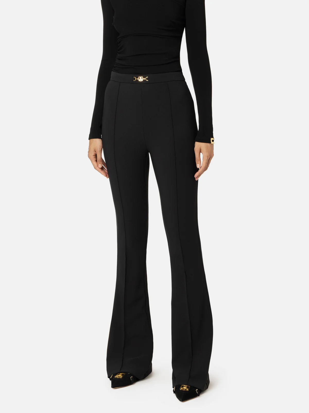 ELISABETTA FRANCHI Pantalone Donna  PA02246E2 110 Nero - Image 2