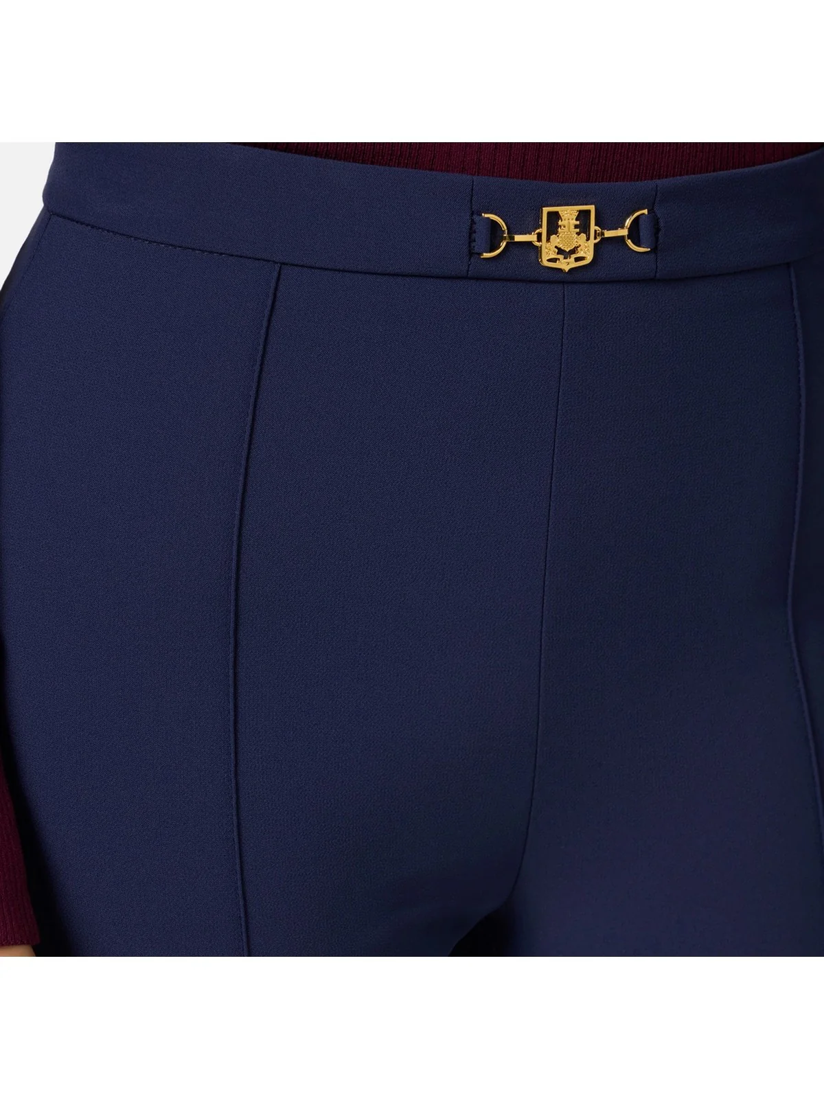 ELISABETTA FRANCHI Pantalone Donna  PA02246E2 B75 Blu - Image 4