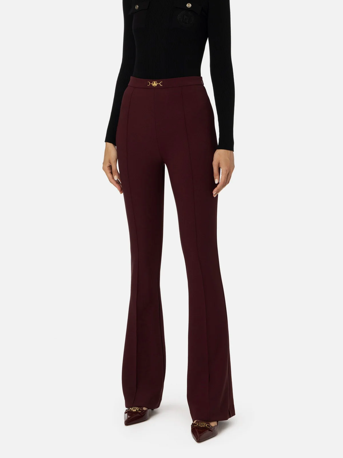 ELISABETTA FRANCHI Pantalone Donna  PA02246E2 CG3 Rosso - Image 2