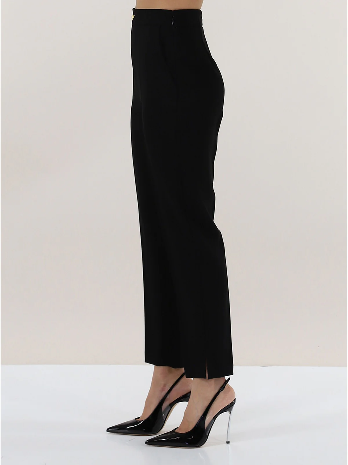 ELISABETTA FRANCHI Pantalone Donna  PA02341E2 110 Nero - Image 3