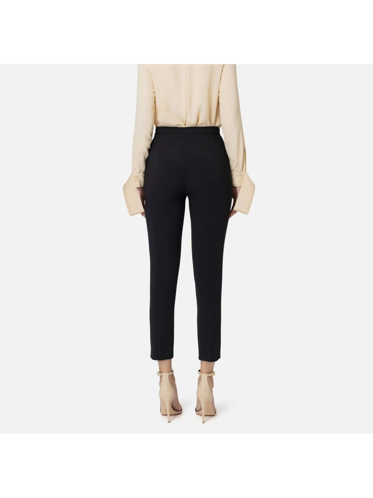 ELISABETTA FRANCHI Pantalone Donna  PA02446E2 110 Nero - Image 4