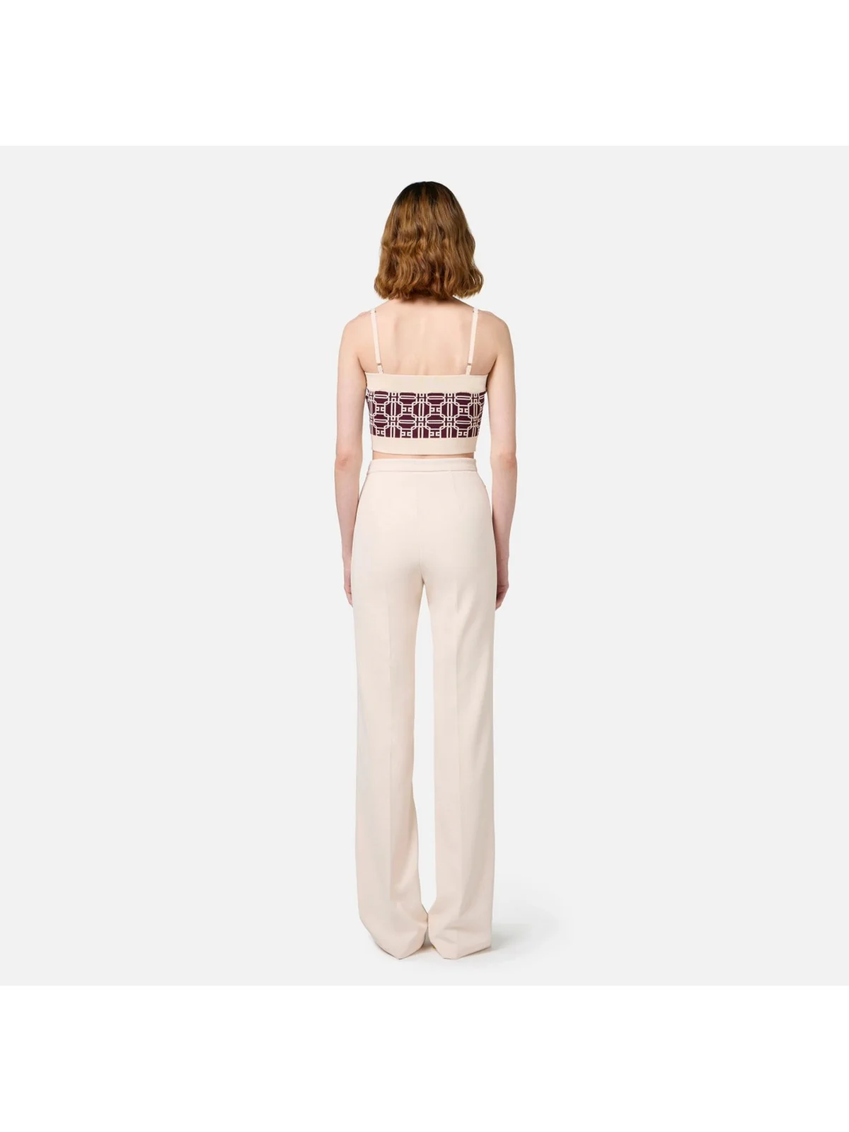 ELISABETTA FRANCHI Pantalone Donna  PA02546E2 193 Bianco - Image 5