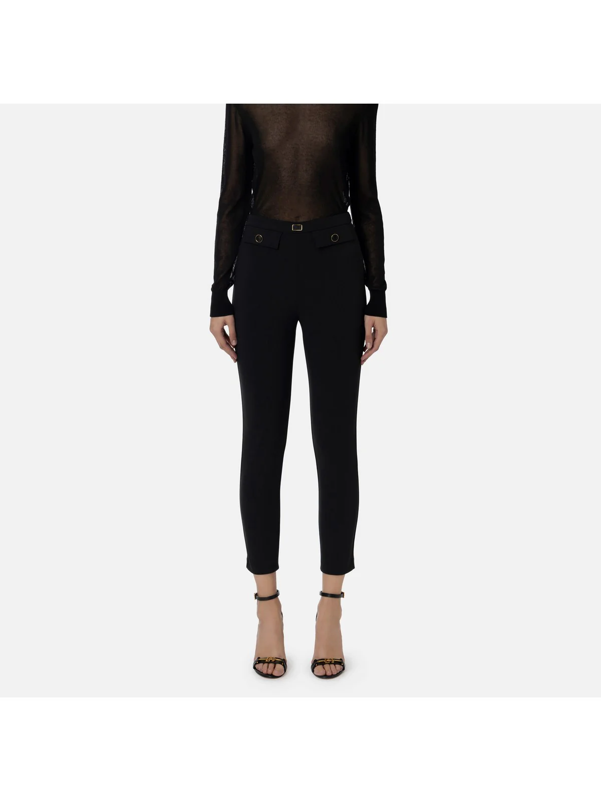 ELISABETTA FRANCHI Pantalone Donna  PA02841E2 110 Nero - Image 2