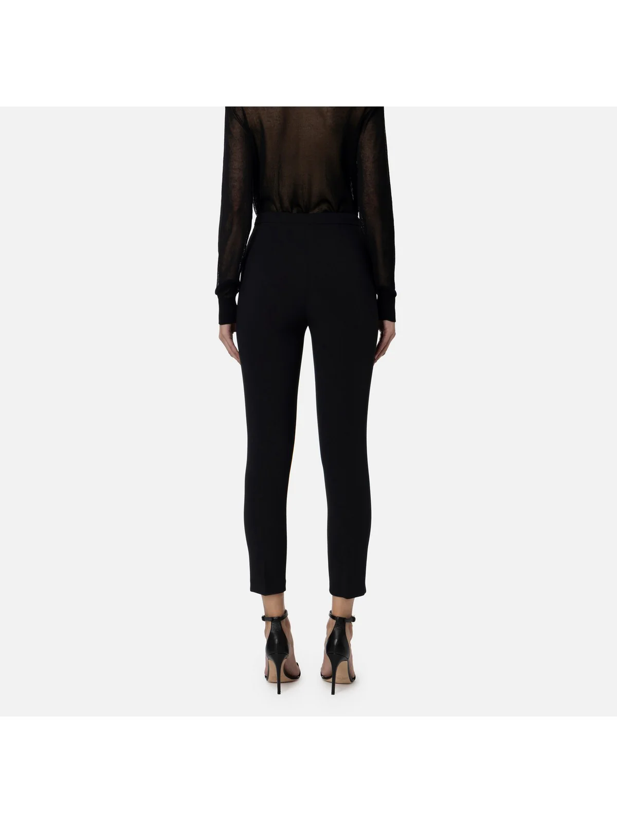 ELISABETTA FRANCHI Pantalone Donna  PA02841E2 110 Nero - Image 3