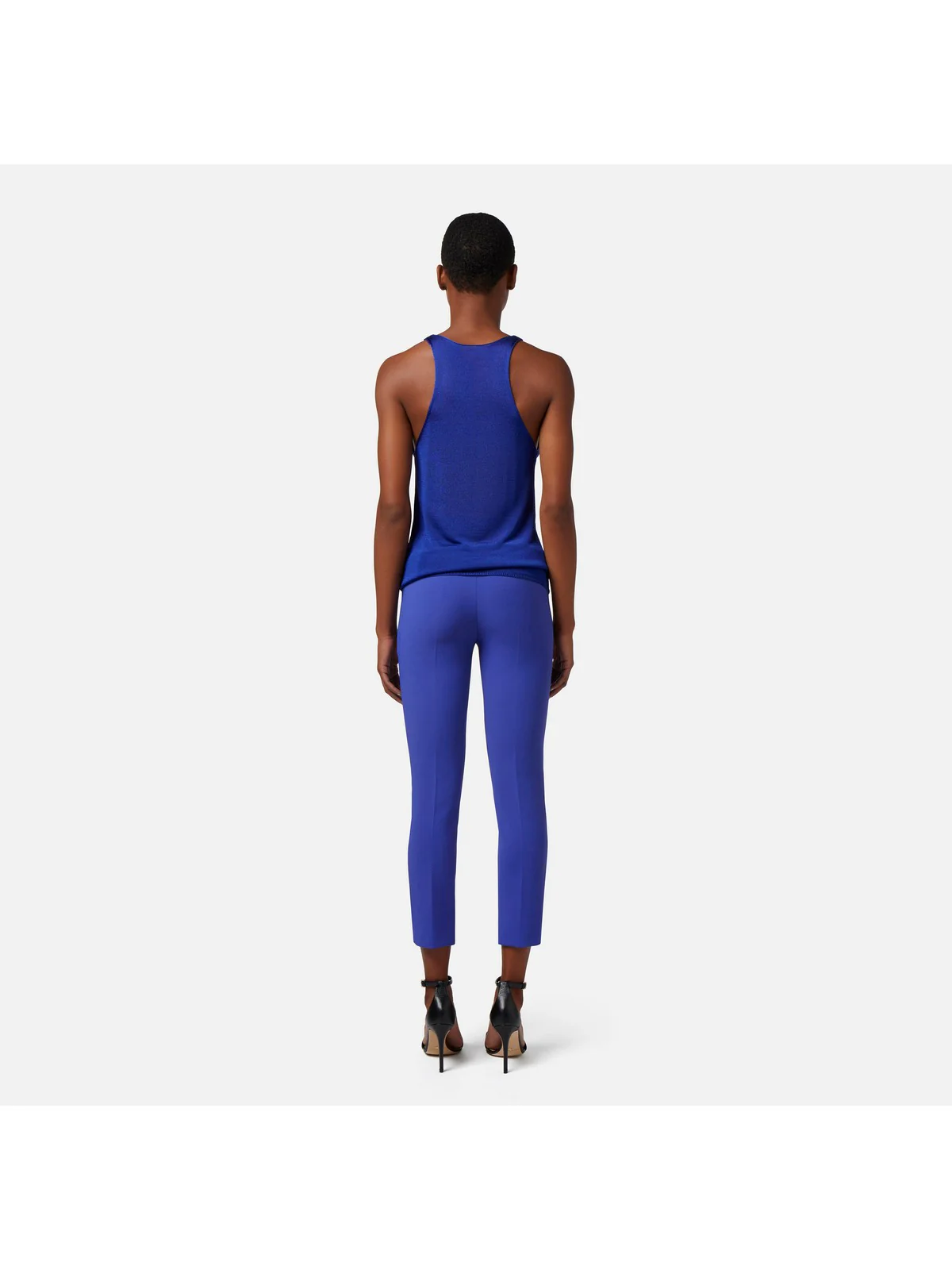 ELISABETTA FRANCHI Pantalone Donna  PA02841E2 828 Blu - Image 4