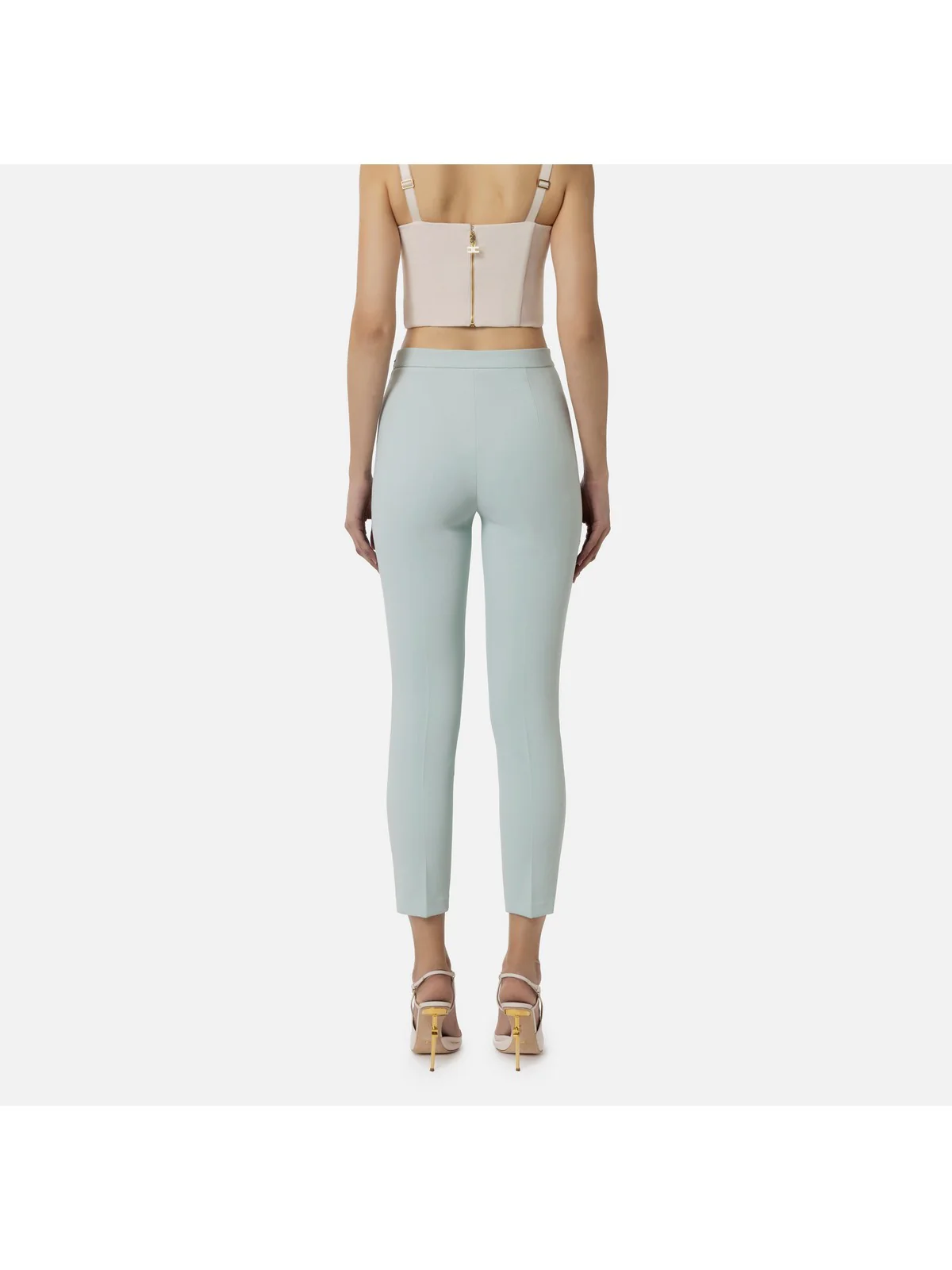 ELISABETTA FRANCHI Pantalone Donna  PA02841E2 BV9 Verde - Image 3